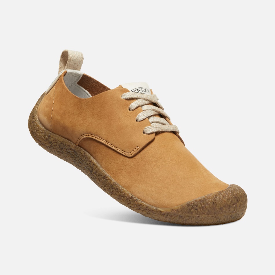 Women's Mosey Derby Leather Shoe Apple Cinnamon-Birch Keen