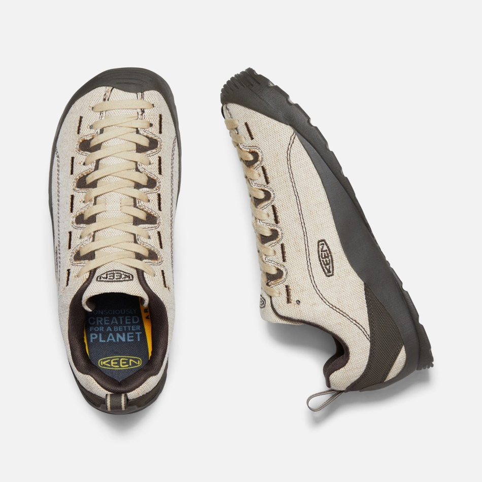 Natural Canvas-Black Olive Men's Jasper Canvas Keen