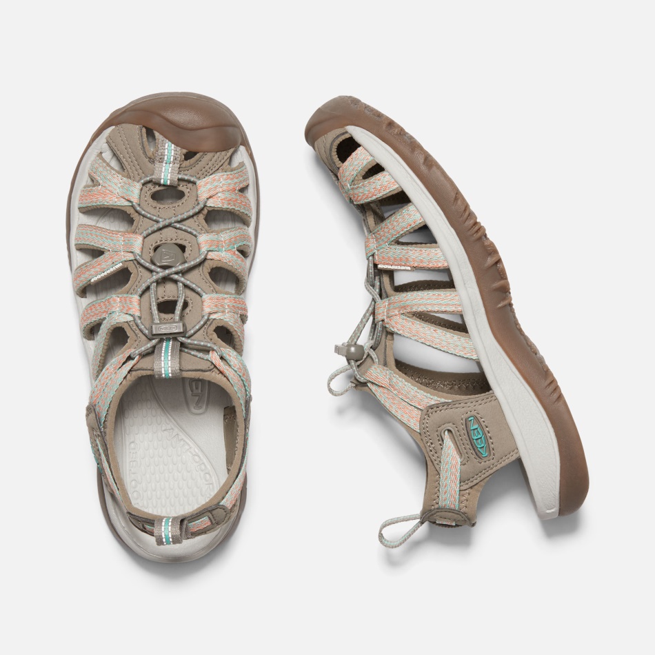 Taupe-Coral Keen Women's Whisper