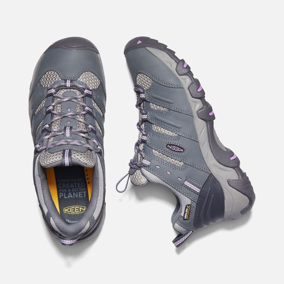 Keen Steel Grey-African Violet Women's Koven Waterproof Shoe