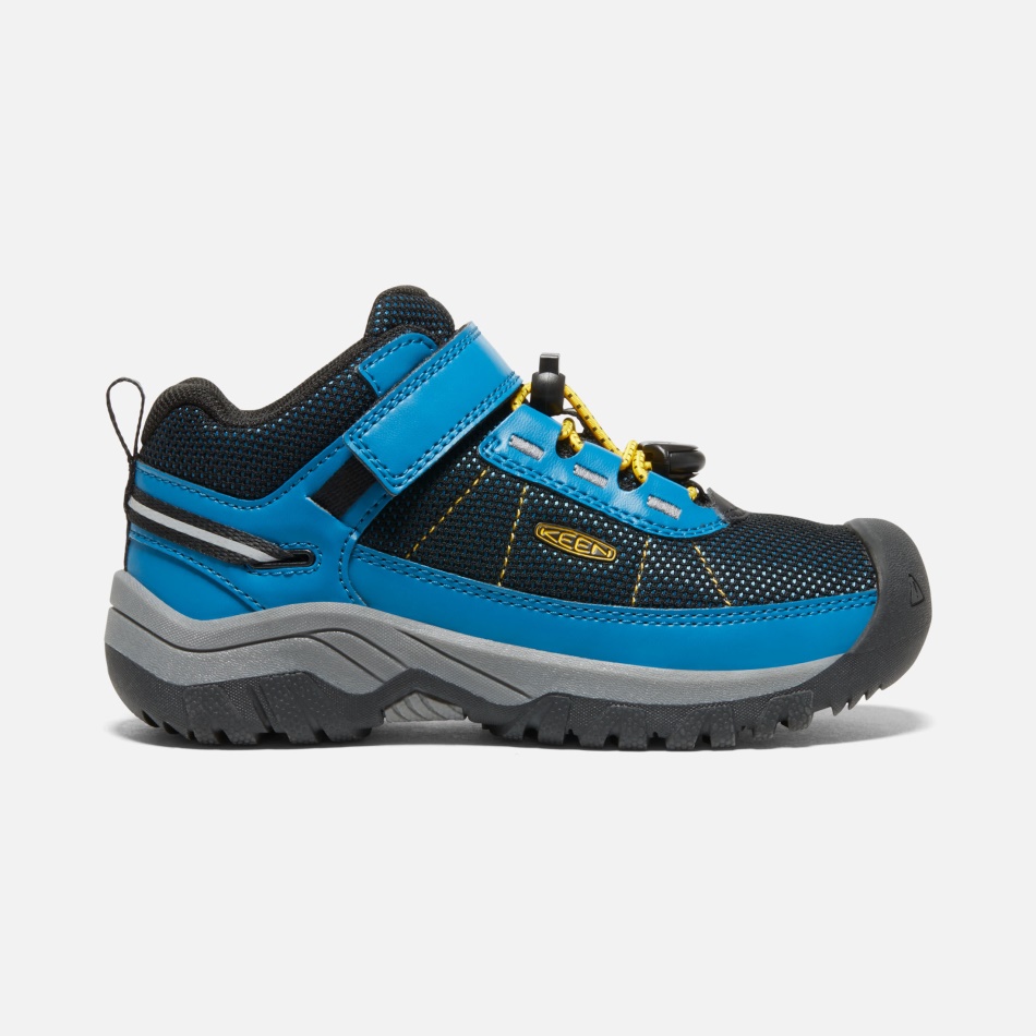 Mykonos Blue-Keen Yellow Keen Younger Kids' Targhee Sport Vent Hiking Shoes