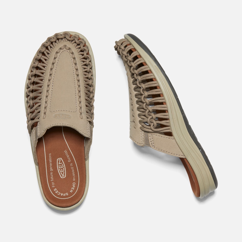 Timberwolf-Plaza Taupe Keen Women's Uneek II Slide