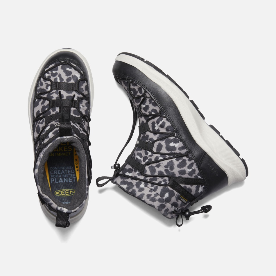 Keen Animal Print-Silver Birch Women's UNEEK SNK II Waterproof Chukka