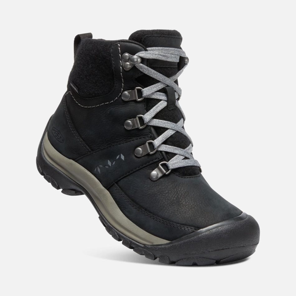 Black-Steel Grey Keen Women's Kaci III Winter Waterproof Boot