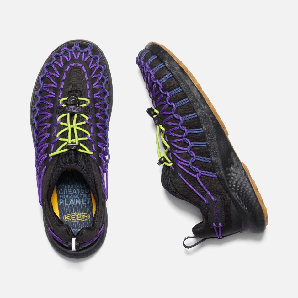 Women's UNEEK SNK Trainers Black-Greenlake Keen