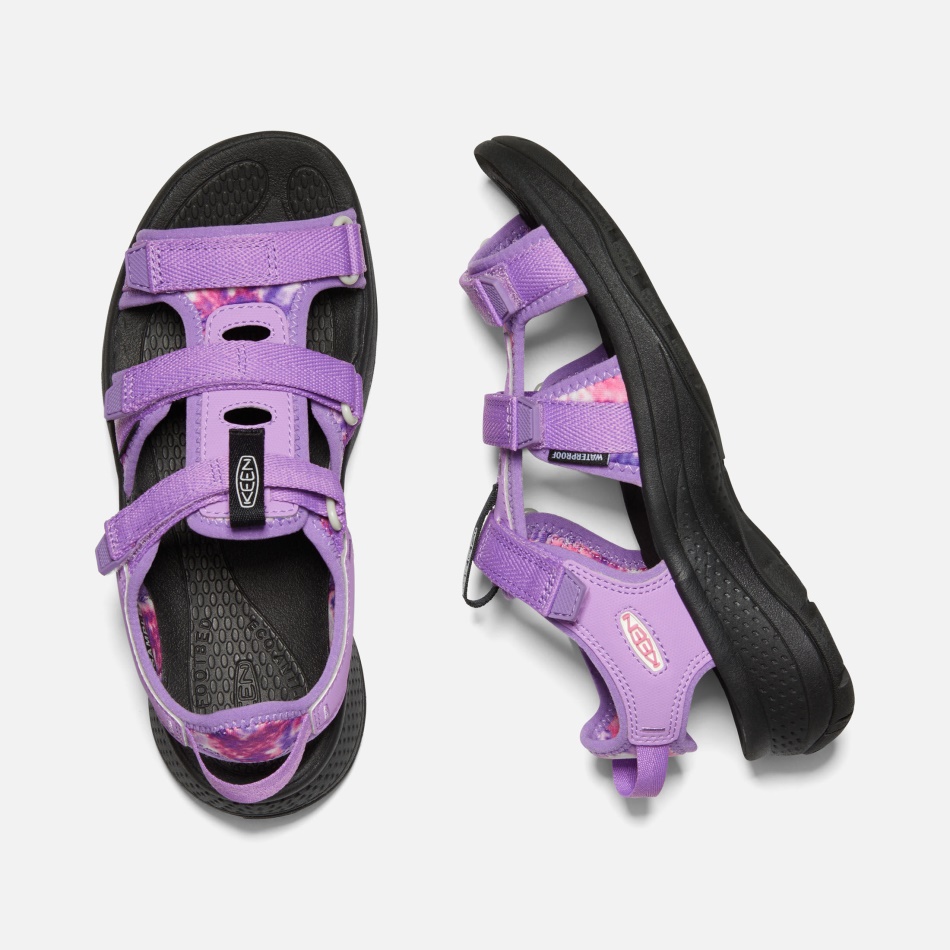 Women's Astoria West Open-Toe Sandals Keen Tye Dye-Purple