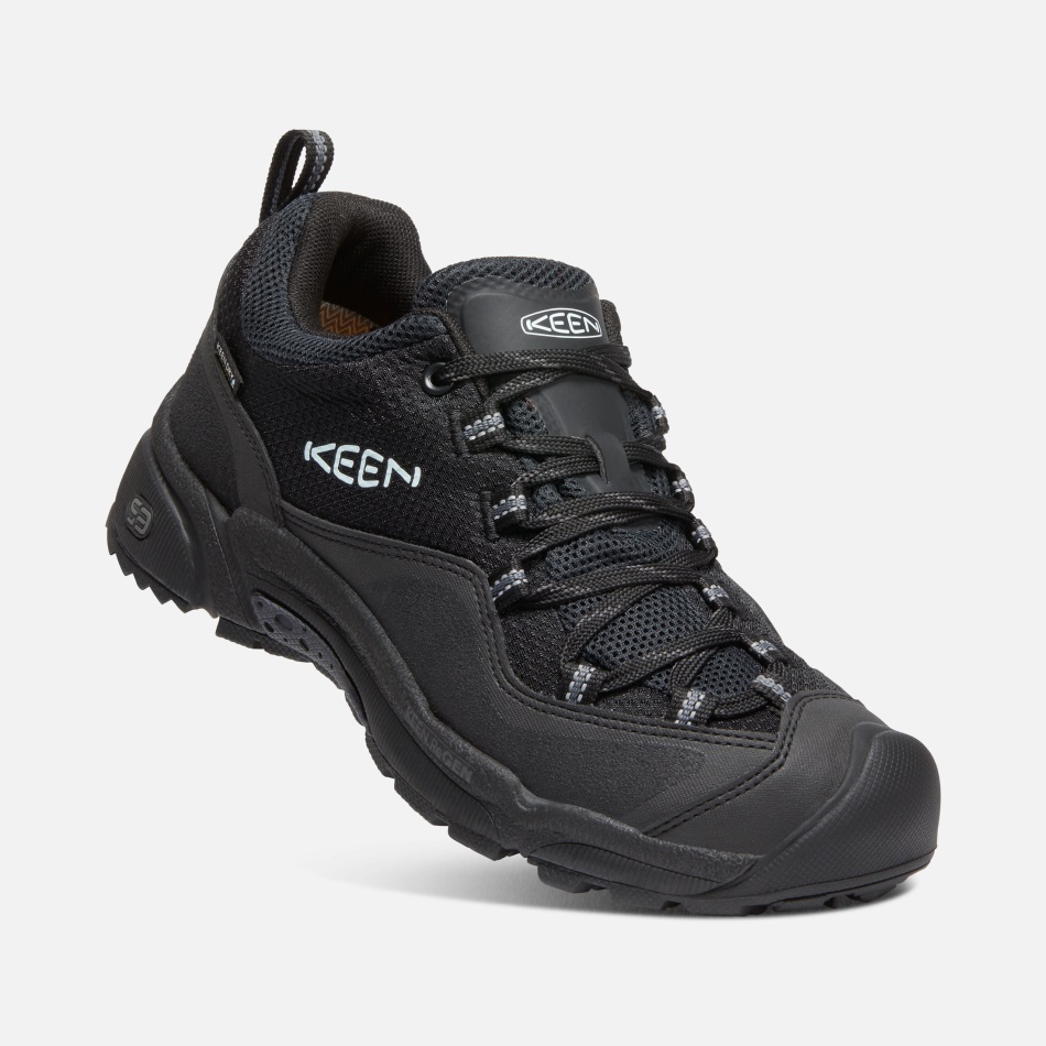 Women's Wasatch Crest Waterproof Keen Black-Blue Glass