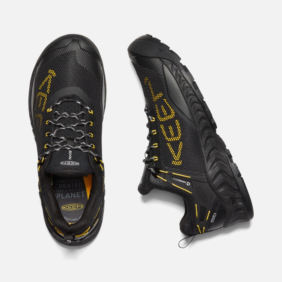 Men's NXIS EVO Waterproof Keen Black-Keen Yellow