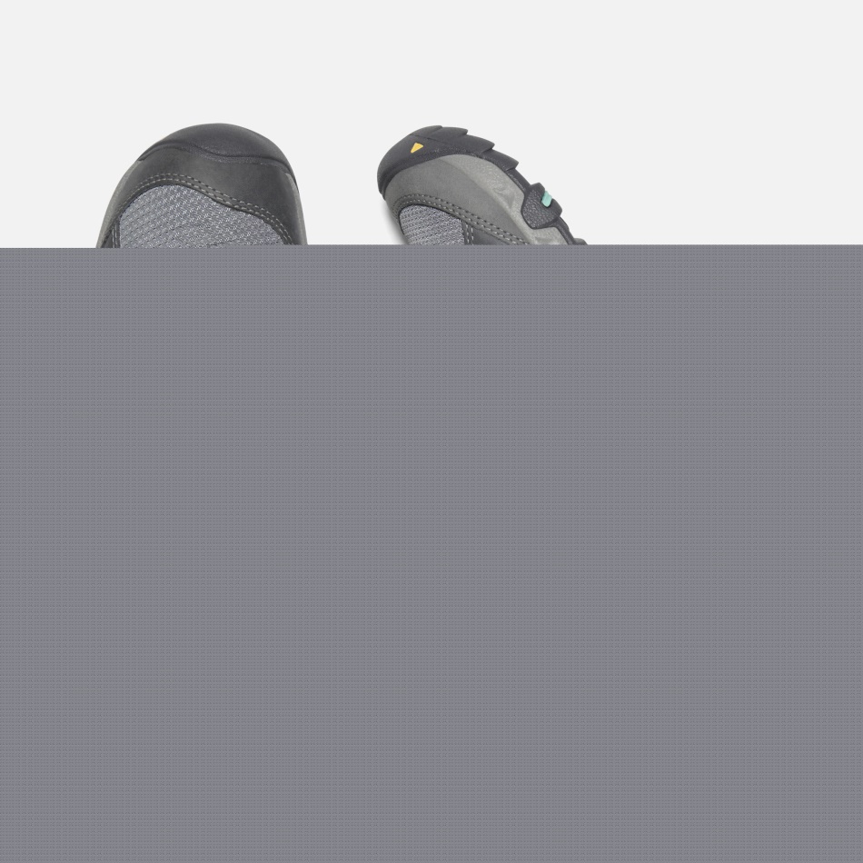 Women's Steens Leather Waterproof Boot Steel Grey-Ocean Wave Keen