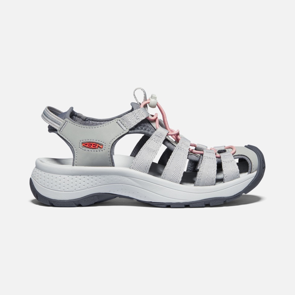 Women's Astoria West Sandals Keen Grey-Coral