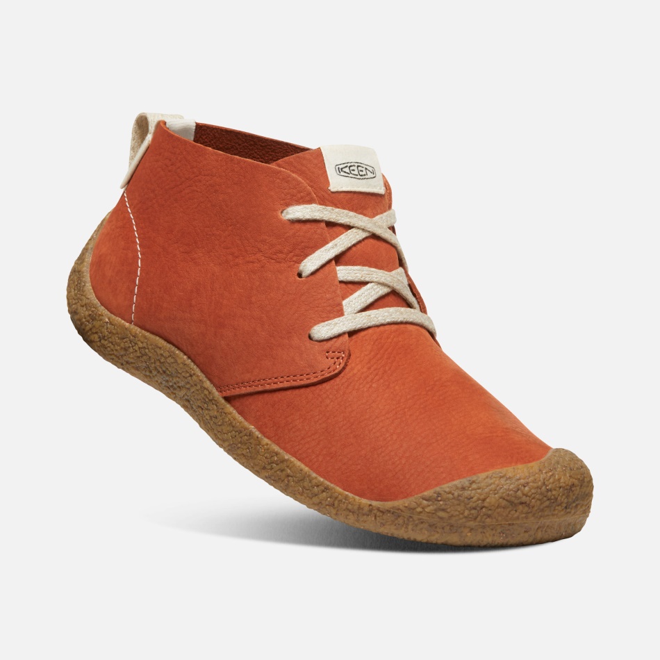 Keen Men's Mosey Leather Chukka Potters Clay-Birch