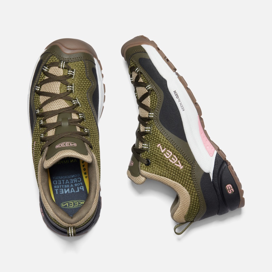 Olive Drab-Pink Icing Women's Wasatch Crest Vent Keen