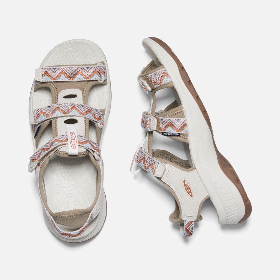 Chevron-Timberwolf Women's Astoria West Open-Toe Sandals Keen