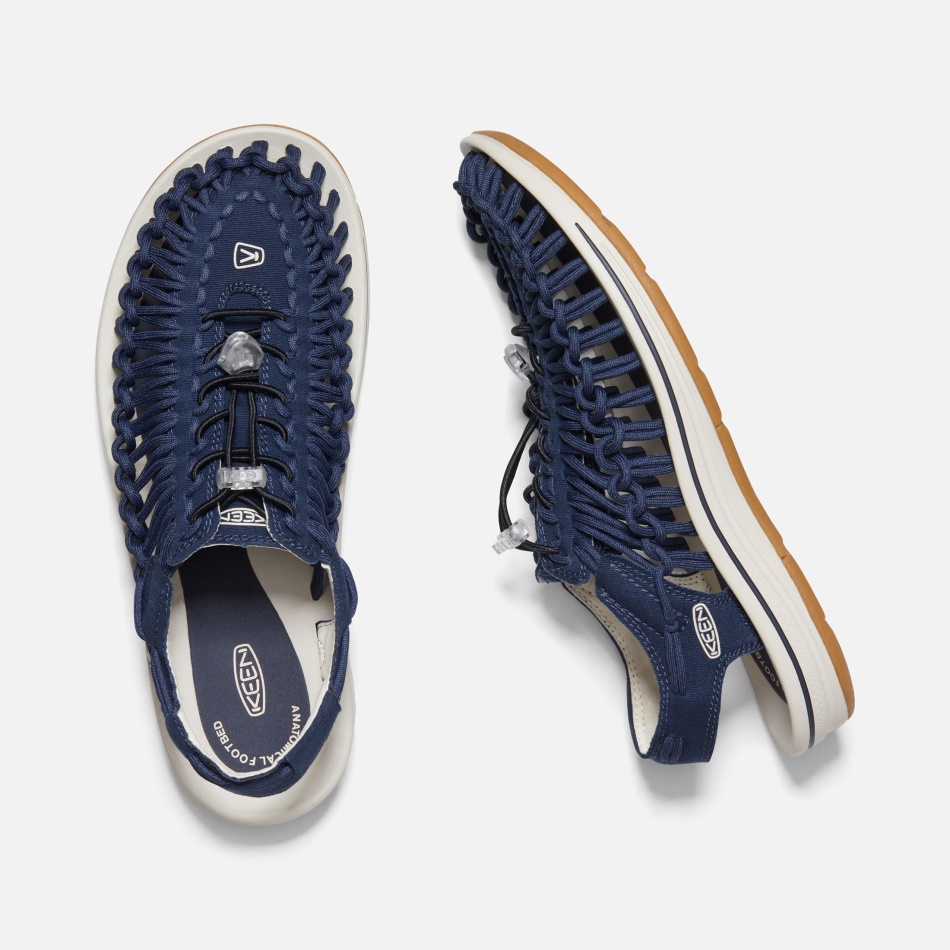 Navy-Birch Keen Men's UNEEK Canvas