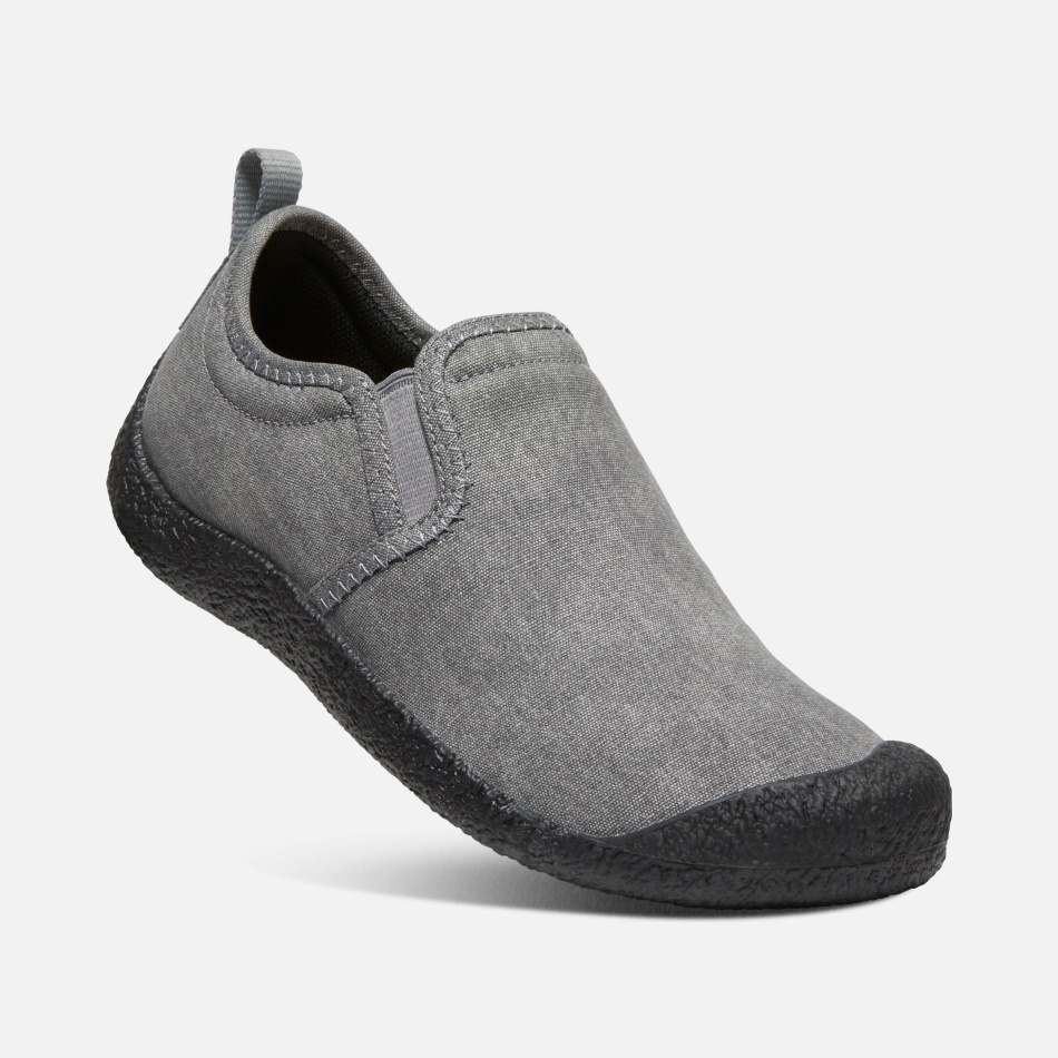Keen Women's Howser Canvas Slip-On Grey-Black