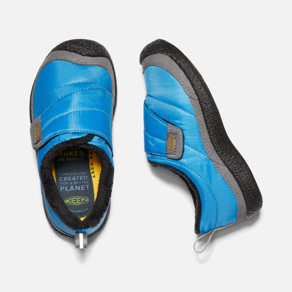 Keen Younger Kids' Howser Wrap Brilliant Blue-Steel Grey