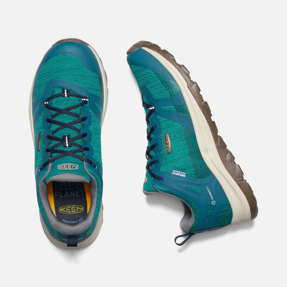 Women's Terradora II Waterproof Hiking Trainers Blue Coral-Blue Nights Keen