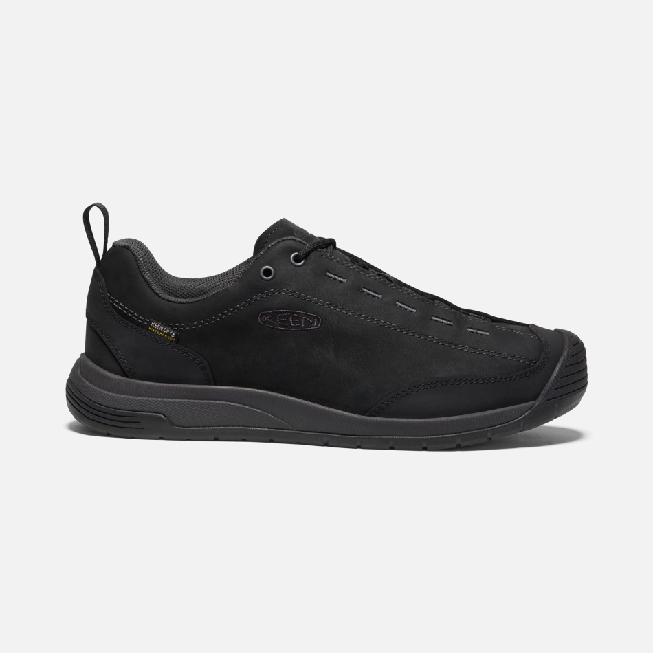 Keen Black-Raven Men's Jasper II Waterproof Suede Leather Trainers