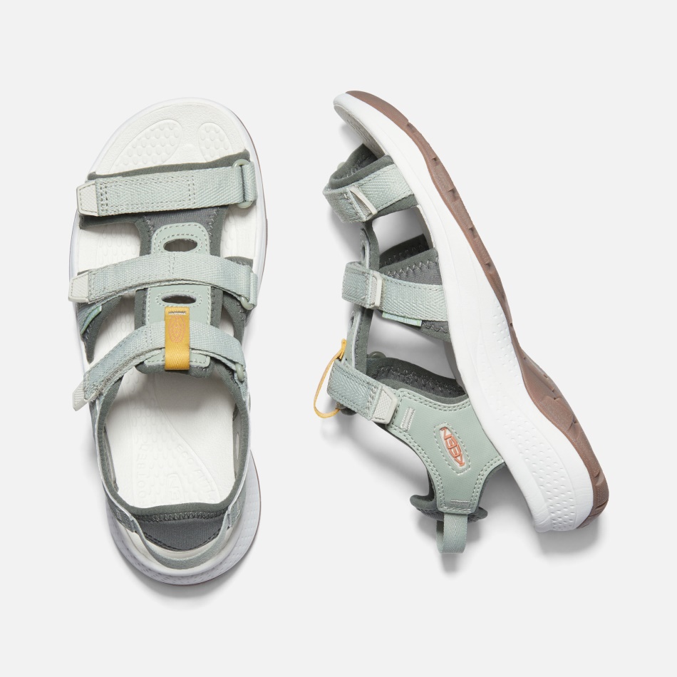 Desert Sage-Castor Grey Keen Women's Astoria West Open-Toe Sandals